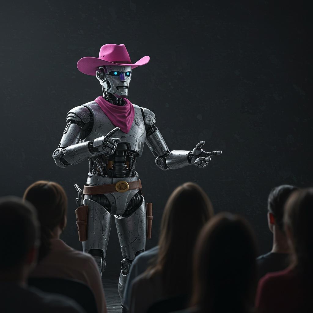 Technical workshop participants learning AI and machine learning concepts