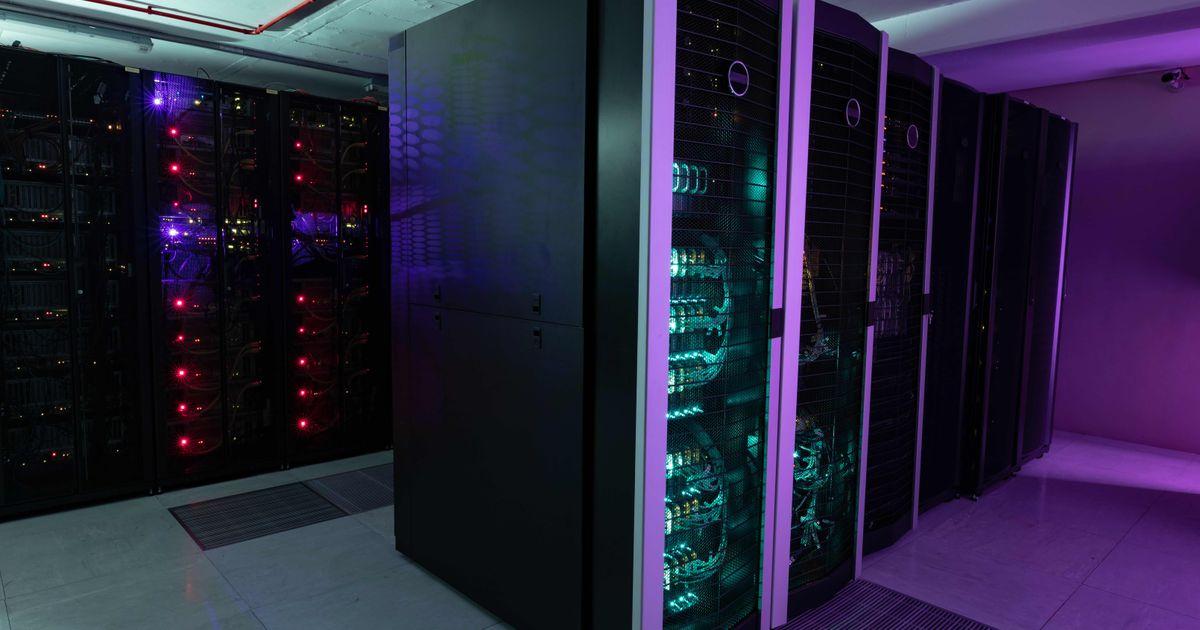 Data center in Texas powering synthetic data generation